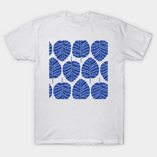 Navy Alocasia Pattern T-Shirt